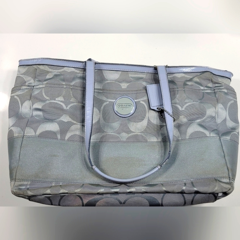 Coach Signature Logo Diaper Bag